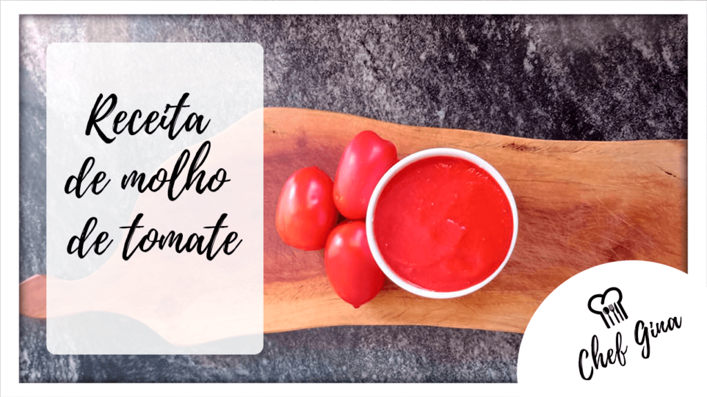 Receita de molho de tomate